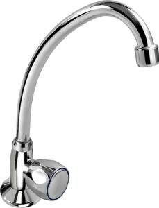 Rubinetto da lavabo a colonna BALLETTO, per acqua fredda, cromo, valvola in Vetroceramica