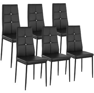 TecTake GmbH 402541 set di sedie per sala da pranzo julien