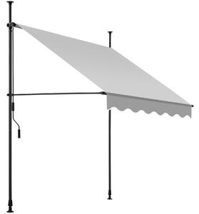 Tectake tenda a morsetto con manovella, altezza regolabile