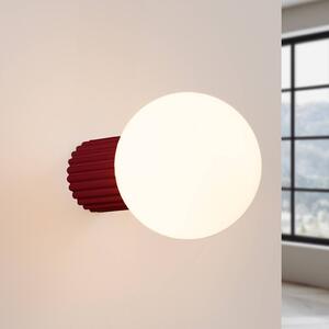 Applique da parete ORBI SOLLUX LIGHTING, dimmerabile, Rosso, Bagno, Alluminio, Applique