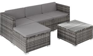 TecTake GmbH 404782 salottino in rattan lignano
