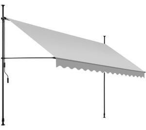 Tectake tenda a morsetto con manovella, altezza regolabile