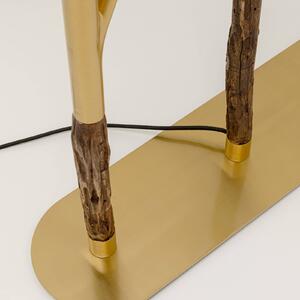 KARE Lampada da terra di design Twig, Verde, Soggiorno / Sala da pranzo, Tessuto / Stoffa / Seta, Design, Lampada da terra
