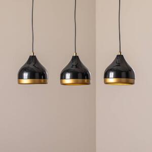 Lampada a sospensione Yildo Opviq, dimmerabile, Nero, Soggiorno / Sala da pranzo, Metallo, Moderno, Lampada a sospensione