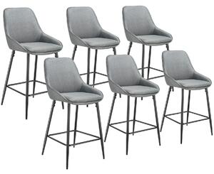 TecTake GmbH 405871 siera sgabello con schienale