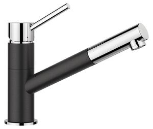BLANCO KANO-S miscelatore cucina bassa pressione antracite/cromo tubo flessibile spray