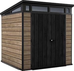 KETER Pent Signature Casetta da giardino orizzontale 7x7, 216 x 226 x 216 cm, frassino KETER 259815