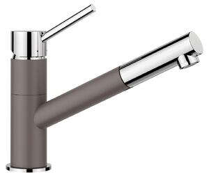 Blanco miscelatore da cucina con doccetta KANO-S cromo grigio vulcano 527654