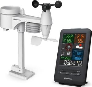 Stazione meteorologica BRESSER Beaufort 5 in 1 con display a colori 7002525