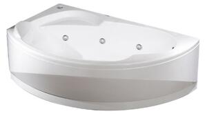 Vasca idromassaggio angolare SAMOA bianco 165 x 85 cm 5 bocchette
