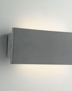 Applique led parker cemento grigio 8,6w 512lm 4000k ip65 30x10,2x4,5cm