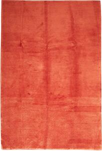 Tappeto Nepal Fine Nepal Tinta Unita Rosso Mattone 200x300 Cm