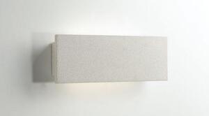 Applique led parker cemento bianco 8w 400lm 4000k ip65 30x10,2x4,5cm
