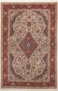 Tappeto Ilaam Persia Medaglione Crema Rosso 138x212 Cm