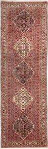 Tappeto Bidjar Persia Geometrico Rosso Blu Scuro 77x248 Cm
