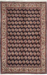 Tappeto Bidjar Persia Astratto Blu Notte Crema 156x242 Cm