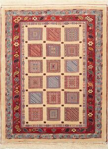 Tappeto Nimbaft Persia Floreale Crema Rosso 103x129 Cm