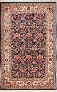 Tappeto Ilaam Persia Floreale Blu Rosso 140x222 Cm