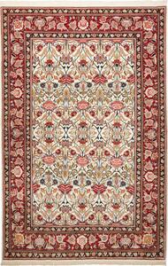 Tappeto Ilaam Persia Astratto Avorio Rosso 141x217 Cm