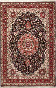 Tappeto Ilaam Persia Medaglione Rosso Blu Scuro 137x209 Cm