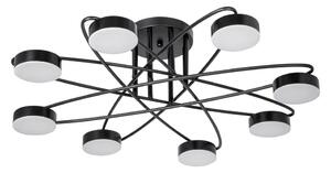 Lampadario a plafone LED 8xLED/7W/230V 3000-6000K diametro 70 cm nero