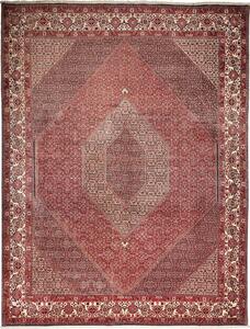 Tappeto Bidjar Persia Medaglione Rosso Beige 296x390 Cm