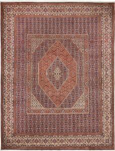 Tappeto Bidjar Persia Medaglione Rosso Crema 294x395 Cm