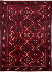 Tappeto Lori Persia Geometrico Rosso Bordeaux Blu 225x315 Cm