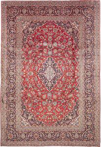 Tappeto Ardakan Persia Medaglione Rosso Blu 254x378 Cm