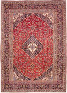 Tappeto Ardakan Persia Medaglione Rosso Blu 254x356 Cm