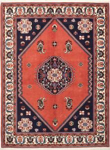 Tappeto Kaschkuli Persia Medaglione Terracotta Blu Notte 149x201 Cm