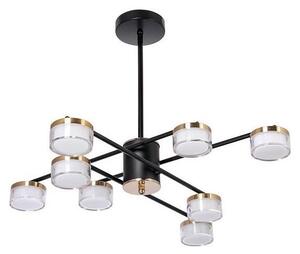 Lampadario a sospensione con supporto rigido LED 8xLED/6W/230V 3000-6500K diametro 68 cm oro/nero