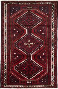 Tappeto Lori Persia Astratto Bordeaux Blu Notte 172x262 Cm