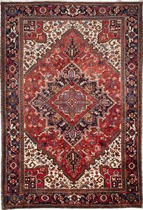 Tappeto Gorawan Persia Medaglione Rosso Blu 210x306 Cm