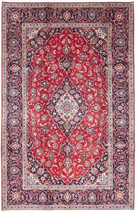 Tappeto Ardakan Persia Medaglione Rosso Blu 197x304 Cm
