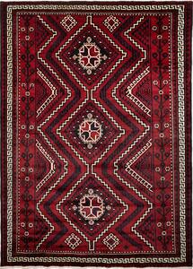Tappeto Lori Persia Geometrico Rosso Blu Scuro 224x306 Cm