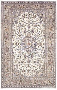 Tappeto Kashan Persia Medaglione Crema Blu 203x320 Cm