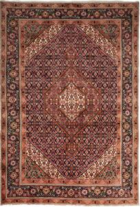 Tappeto Tabriz Persia Geometrico Blu Rosso 200x290 Cm