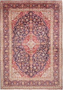 Tappeto Ardakan Persia Medaglione Blu Rosso 300x428 Cm