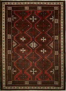 Tappeto Lori Persia Astratto Rosso Bordeaux Marrone 245x332 Cm