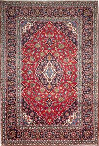Tappeto Ardakan Persia Medaglione Rosso Blu 203x295 Cm