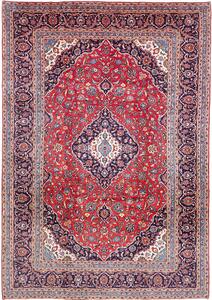 Tappeto Ardakan Persia Medaglione Rosso Blu 242x343 Cm