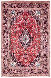 Tappeto Ardakan Persia Medaglione Rosso Blu 197x302 Cm