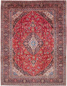 Tappeto Ardakan Persia Medaglione Rosso Blu 297x390 Cm