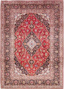 Tappeto Ardakan Persia Medaglione Rosso Nero 250x350 Cm