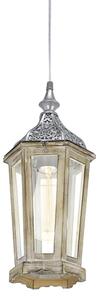 Eglo 49206 - Lampadario KINGHORN 1xE27/42W/230V
