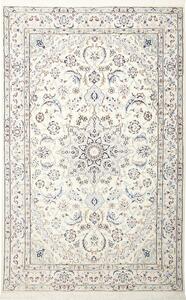 Tappeto Nain 9la Persia Medaglione Crema Blu 132x208 Cm
