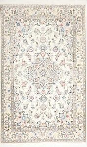 Tappeto Nain 9la Persia Medaglione Avorio Pastello 133x213 Cm