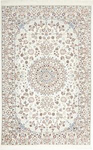 Tappeto Nain 9la Persia Medaglione Crema Marrone 130x205 Cm