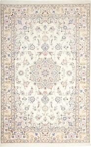 Tappeto Nain 9la Persia Medaglione Crema Azzurro 165x255 Cm